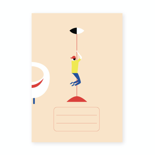 sešit Muž na lampě (524, linkovaný)